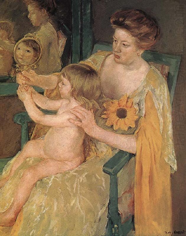 Mary Cassatt Mother and  son china oil painting image